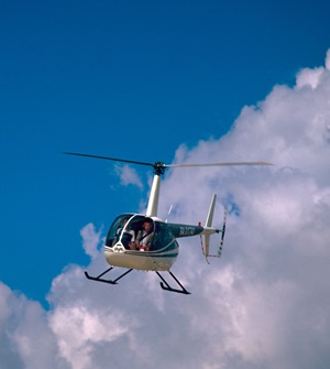 helicopter in flight